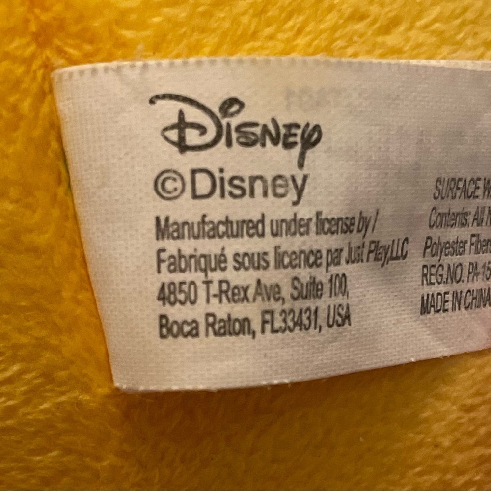 Disney Winnie the Pooh Plush - Cheerful Yellow and Bright Red shirt - Picture 3 of 3